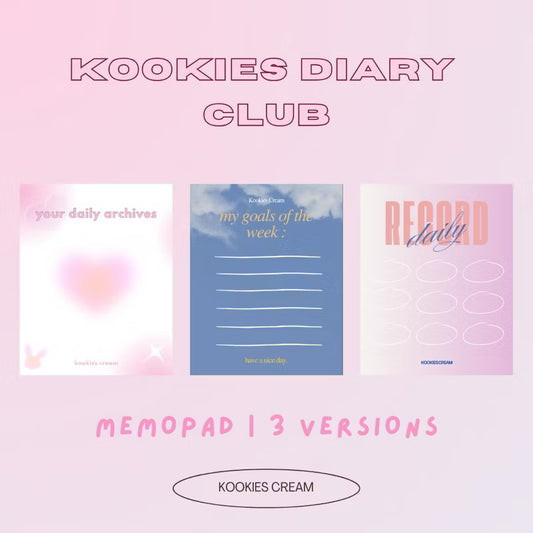 Kookies Diary Club Memopad